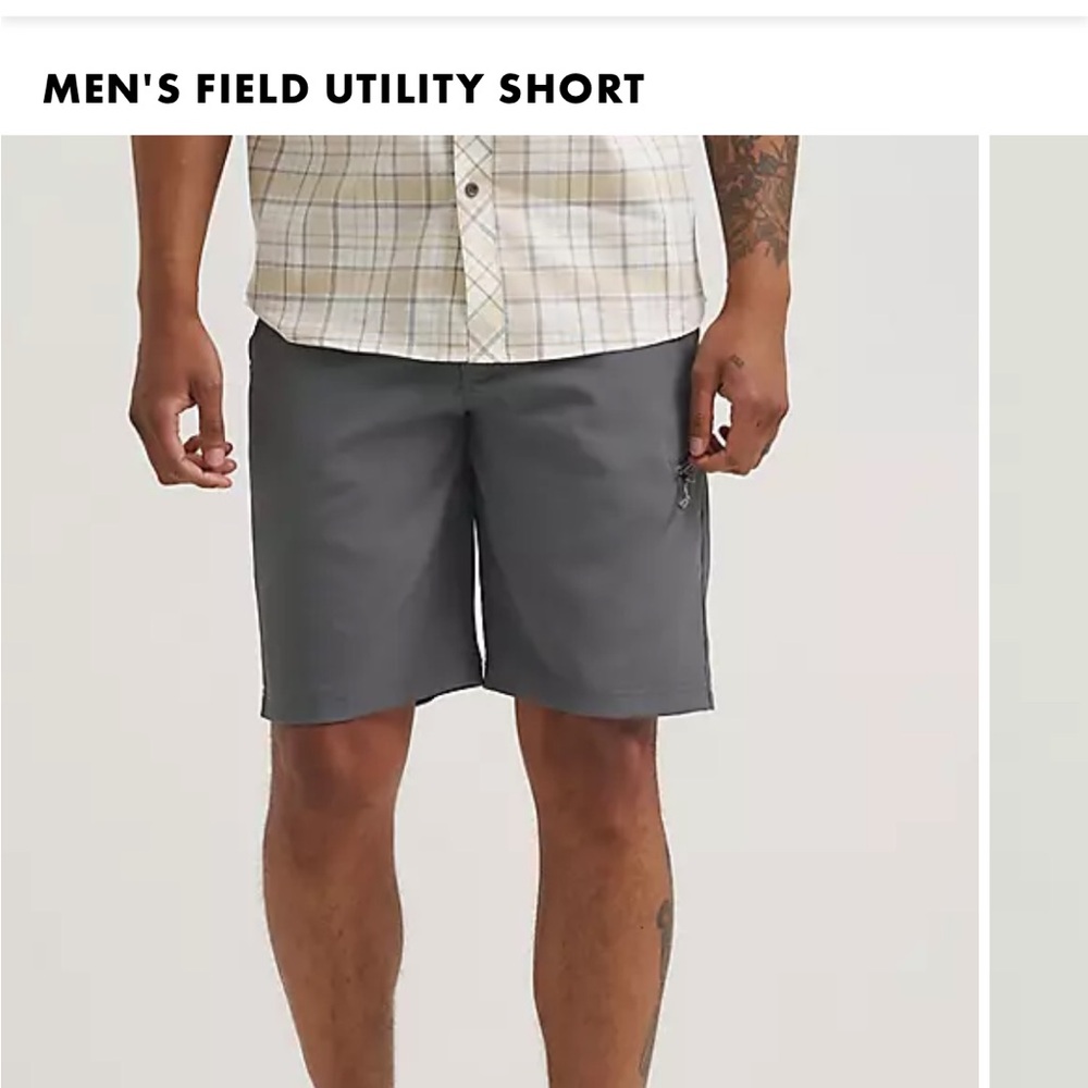 Wrangler Men's Cargo Shorts - Dark Gray